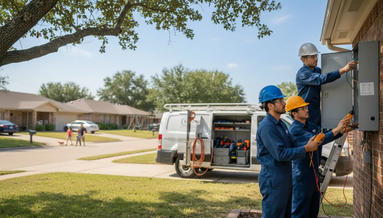 Certified electrician providing emergency electrical services in Owensville, IN